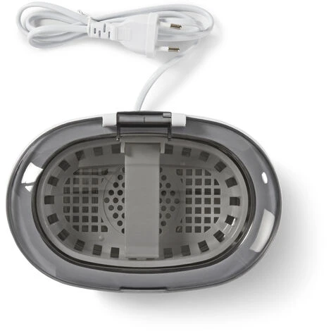 Nedis Pulitore Ultrasonico Dei Gioielli 130 Mm 200 Mm 125 Mm Alimentazione Da Rete 230 V AC 50 Hz Euro / Tipo-C (CEE 7/16) Bianco Plastica - immagine 5