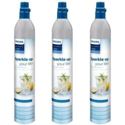 Philips Water Bombola CO2 Da 425g Per Gasatori D'Acqua Fino A 60 Litri Di Acqua Frizzante Offerta 3 Cilindri
