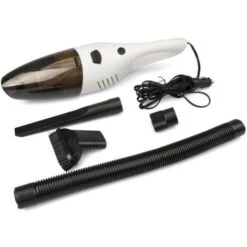 Trade Shop - Aspirapolvere Aspira Polvere Per Auto Palmare A 12v 120w + Accessori Kit Pulizia