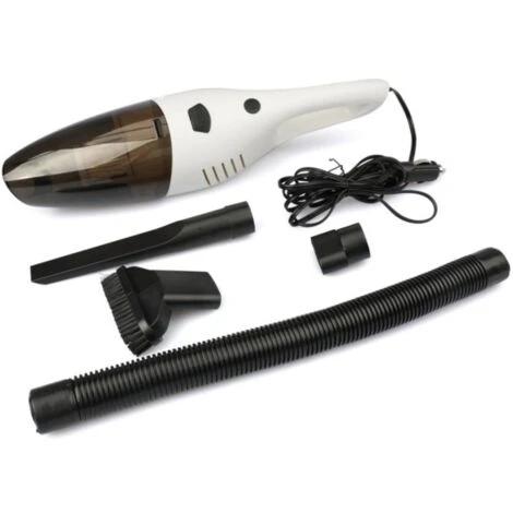 Trade Shop - Aspirapolvere Aspira Polvere Per Auto Palmare A 12v 120w + Accessori Kit Pulizia