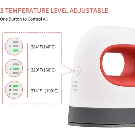 Mini Pressa A Caldo Stampa Di T-shirt Facile Riscaldamento Transfer Press Ferro Da Stiro Macchine Per Vestiti Borse Cappelli Cuscinetti Coperta Pelle (verde) - immagine 4