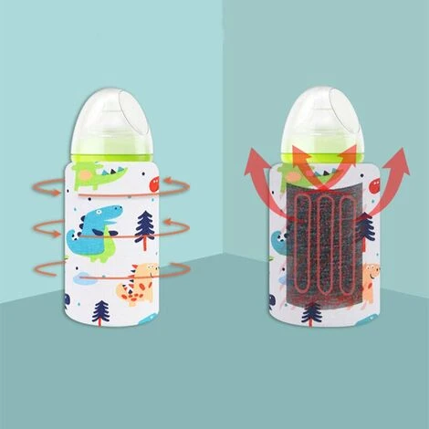 Termostato Scaldabiberon USB Portatile Per Viaggi All'aperto In Famiglia (orso Polare) - immagine 3