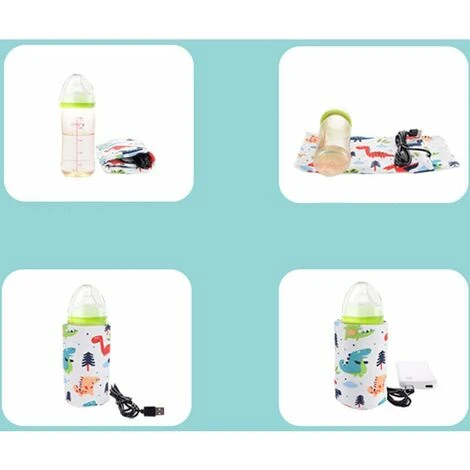 Termostato Scaldabiberon USB Portatile Per Viaggi All'aperto In Famiglia (orso Polare) - immagine 4