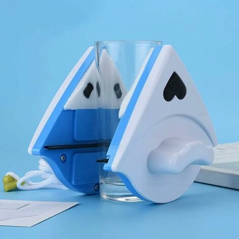 Tergicristallo Per Vetri A Doppia Faccia, Lavavetri Magnetico Per Vetri A Doppia Faccia(blu) - immagine 3