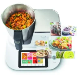 Moulinex Hf506111 Click & Cook Robot Da Cucina Multifunzione, 1400 W, 3.6L, Da 30 A 120 °C, Bianco 7 Moulinex Hf506111 Click & Cook Robot Da Cucina Multifunzione, 1400 W, 3.6L, Da 30 A 120 °C, Bianco -Elettrodomestici 86323333 3