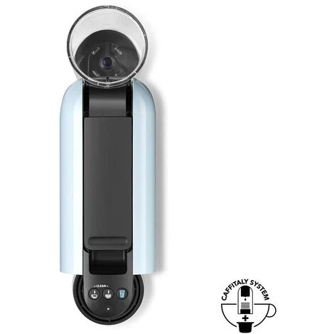 Caffitaly System - VOLTA S35 Macchina Da Caffè Espresso A Sistema Chiuso Per Capsule Originali R-Smart - Compatta, Veloce E Silenziosa, Poggia Tazze Regolabile, Celeste - immagine 4