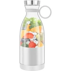 Mini Frullatore Portatile USB Da Viaggio Succo Frutta Mixer Frullati 300ML JN988