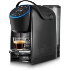 Lavazza, A Modo Mio Voicy, Macchina Caffè Per Espresso, Con Controllo Vocale, Alexa Integrata E Controllo Smart Home, Compatibile Con Capsule Lavazza A Modo Mio E Con App Piacere Lavazza, Nera