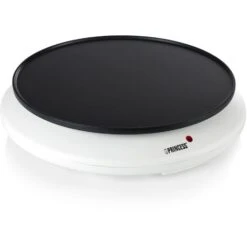 Tristar Princess Crepiera Elettrica 492227, 1100 W, Nero Bianco