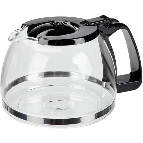 Melitta Caraffa Di Ricambio In Vetro Per Macchina Da Caffè A Goccia, Easy II 1023-02, Nera, Borosilicato