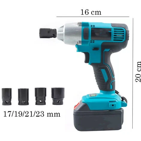 Trapano Avvitatore A Doppia Batteria Ad Impulsi Litio 20V Con Valigetta POB-280 - immagine 5