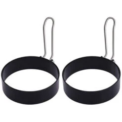 Anello Per Uovo Rotondo Anelli Per Cuociuova Per Cucinare Acciaio Inossidabile Antiaderente Metallo Cerchio Shaper Stampo Cucina Domestica Utensile Da Cucina Per Uova Fritte McMuffin Panini Stampi Per