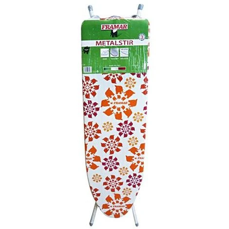 Asse Da Stiro In Acciaio Con Piano E Poggiaferro 114x33 - immagine 2