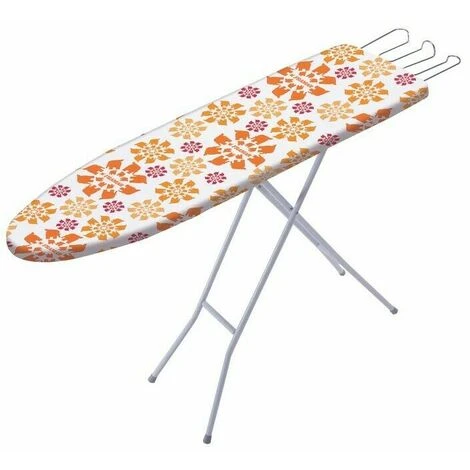 Asse Da Stiro In Acciaio Con Piano E Poggiaferro 114x33 - immagine 3