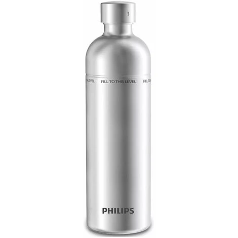 Philips GoZero - Bottiglia Per Soda Maker, 1 Litro, Acciaio Inox ADD917SST/10