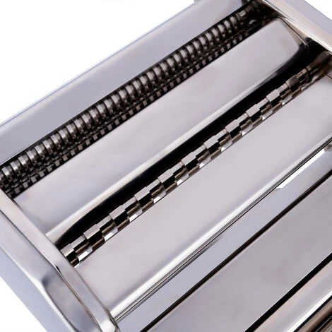 Alpina Macchina Per La Pasta Fresca Manuale Acciaio Inossidabile Con Morsetto Da Tavolo - immagine 4