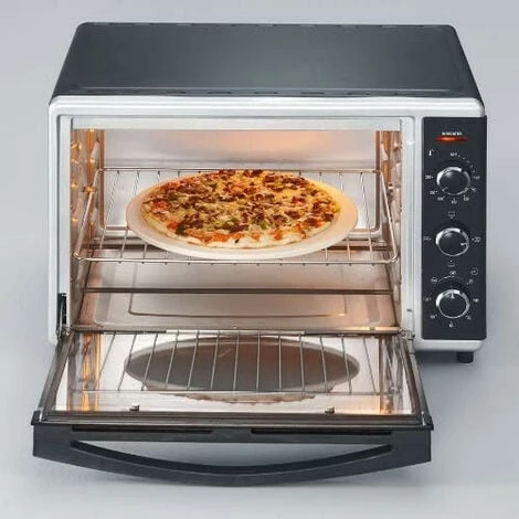 Forno Elettrico 42L Girarrosto Pizza 230 Gradi Fornetto SEVERIN TO 2058 - Nero - immagine 3