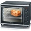 Forno Elettrico 30L Girarrosto Pizza 230 Gradi Fornetto SEVERIN TO 2056 - Nero
