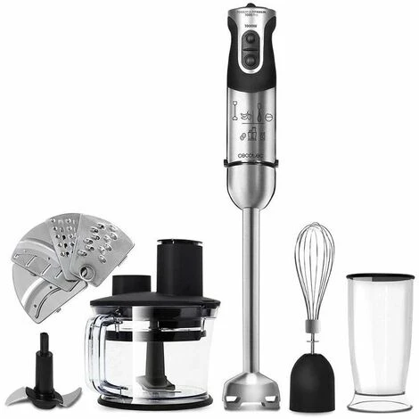 Frullatore Manuale Cecotec Potente Titanio 1000 Pro/ 1000w/ 21 Velocità