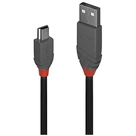 LINDY - Cavo Da USB A Micro USB 2.0 A/B, Linea Anthra 0,5 Metri, Trasferimento Dati A 480 Mbps, Cavo Di Ricarica, Compatibile Con TV, Monitor, Tablet, Laptop, Laptop, Laptop, 10 Anni Di Garanzia - immagine 2