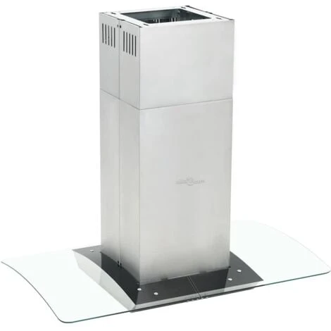 Cappa A Isola 90 Cm Acciaio Inossidabile 756 M³/h LED VidaXL - immagine 5