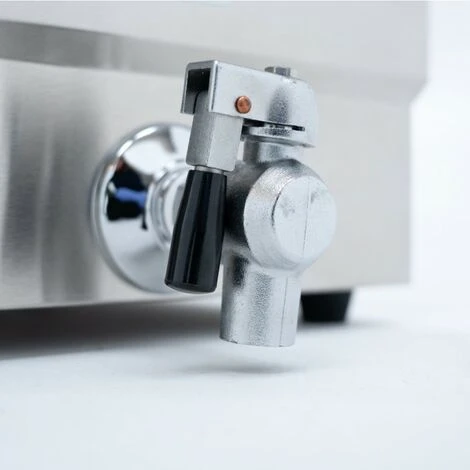 Friggitrice Elettrica Professionale 10 Litri Singola Vasca Con Scarico In Acciaio Inox Per Pub Bar Da Banco - immagine 4