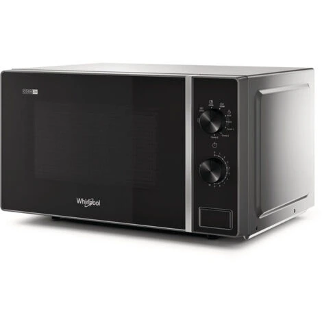 Whirlpool MWP 103 SB Superficie Piana Microonde Con Grill 20 L 700 W Nero, Argento
