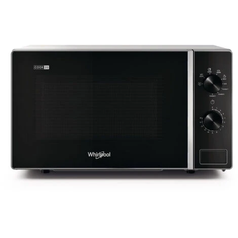 Whirlpool MWP 103 SB Superficie Piana Microonde Con Grill 20 L 700 W Nero, Argento - immagine 4