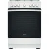 Indesit IS67G4PHW/E Cucina Gas Nero, Bianco A