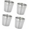 Tazza Moderna In Acciaio Inossidabile, Tazza Da Caffè, Boccale Da Birra, 4 Pezzi,