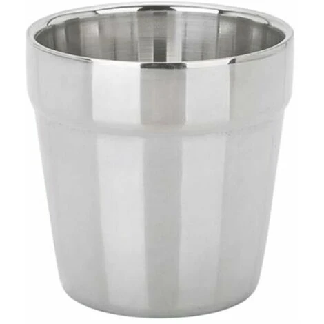 Tazza Moderna In Acciaio Inossidabile, Tazza Da Caffè, Boccale Da Birra, 4 Pezzi, - immagine 4