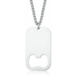 Collana Con Pendente A Cavatappi Da Birra In Acciaio Inossidabile Per Cavatappi Da Uomo,