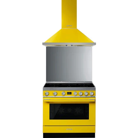 Smeg Cucina Elettrica Portofino CPF9IPYW 90 Cm Giallo - immagine 3