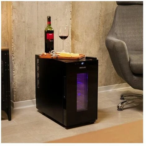 Cecotec Cantinetta Bolero Grandsommelier 820 Coolcrystal Nero - immagine 5