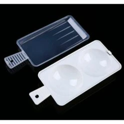 Piastra A Vapore Speciale Per Forno A Microonde Love Breakfast Steamer Egg Stampo Per Uova In Plastica Resistente Al Calore