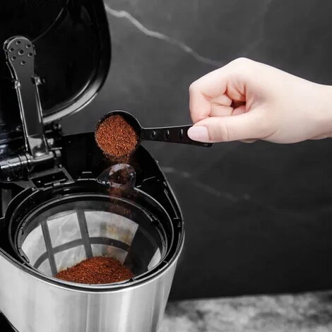 Macchina Del Caffé Nera 1.25L Aigostar - immagine 2