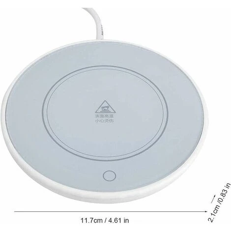 Scalda Tazze Da Caffè Scaldabicchieri USB Scalda Tazze Elettrico Scalda Tazze Sottobicchiere Riscaldante Per Cialde Per Bar Home Office - immagine 4