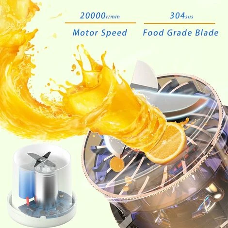 ITullatore Portatile, ITullatore Portatile Da 350 Ml, ITullatore Per ITullati, ITullatore Per ITullatore, Succo ITesco Portatile (bianco) - immagine 2