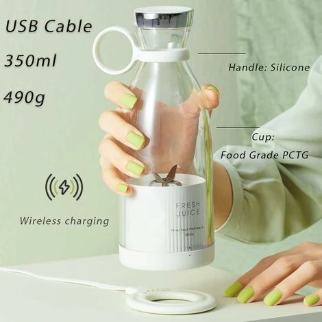 ITullatore Portatile, ITullatore Portatile Da 350 Ml, ITullatore Per ITullati, ITullatore Per ITullatore, Succo ITesco Portatile (bianco) - immagine 5