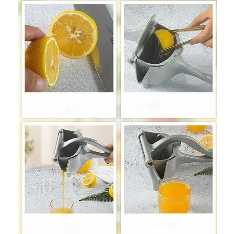 Spremiagrumi Manuale, Estrattore Di Succo Spremiagrumi Manuale Di Alta Qualità Spremiagrumi Manuale Per Succo Di Limone E Arancia E Altri ITutti Senza Guscio - immagine 5