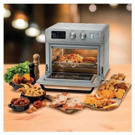 Ariete 4629 Airy Fryer 25 Litri Friggitrice Ad Aria E Forno 1700 W 15 Funzioni Di Cottura Silver Mod. 4629/11 - immagine 2