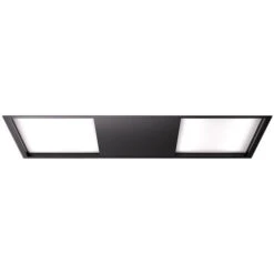 Falmec Cappa Cucina Design Skema Soffitto 120 Cm Nero
