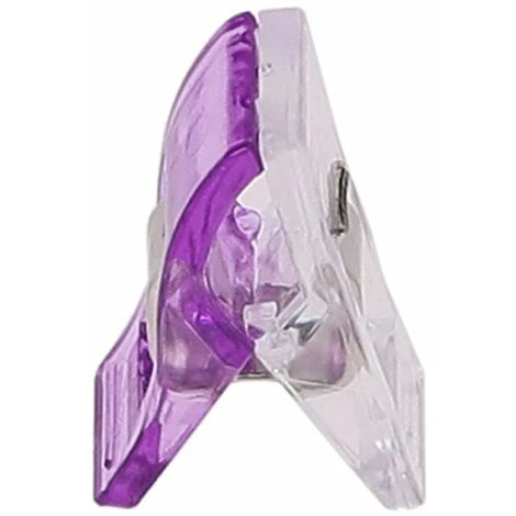 20 Fermagli Per Stoffa Fermagli Per Cucire WonderClips Accessori Per Cucire In Viola - immagine 3