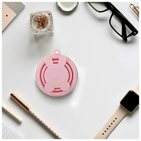 Coppetta In Silicone Pieghevole Coppetta Sterilizzante Pieghevole Per Coppette Mestruali E Conservazione Della Coppetta - Pieghevole Per I Viaggi - immagine 5