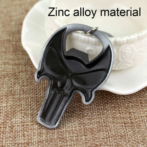 Regali Di Halloween Portachiavi Con Teschio Apribottiglie Ciondolo Portachiavi Per Auto Da Uomo K258-2, Kueatily - immagine 3