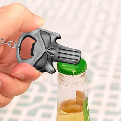 Regali Di Halloween Portachiavi Con Teschio Apribottiglie Ciondolo Portachiavi Per Auto Da Uomo K258-2, Kueatily - immagine 4