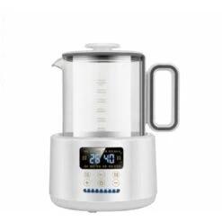Scaldalatte Da 1,5 Litri Di Grande Capacità, Temperatura Costante, Riscaldamento Elettrico, Pentola Per La Salute, Bollitore Per Balsamo Per Latte Per Bambini Tre In Uno, Bianco