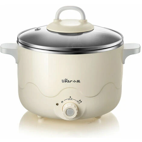 Piccola Pentola Elettrica In Acciaio Inossidabile Da 2,5 Litri, Pentola Elettrica Portatile Per Camera Degli Studenti/studio/hotel/campeggio/ufficio