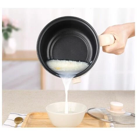 Fornello Di Riso Multifunzionale Piccolo In Acciaio Inossidabile Da 1,5 Litri / Fornello Di Riso Portatile Da Studio / Hotel, (gabbia A Scala In Plastica) - immagine 4