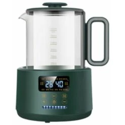 Scaldalatte A Temperatura Costante Da 1,5 Litri Di Grande Capacità, Riscaldamento Elettrico, Pentola Per La Salute, Bollitore Per Balsamo Per Latte Per Bambini Tre In Uno ， Verde